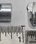 12 Pack Cross Dowels And Barrel Nuts 1/4-20 Thread 20mm Length 10mm Diameter Zinc Plated CNC Steel Slotted Bulk Hardware