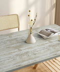 Wood Grain Peel And Stick Wallpaper Self Adhesive Removable Wall Covering 17.71 Inch By 118 Inch used on tabletop