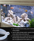 Crystal Clear Silicone Tubing 3.3 Ft Long 1.25 In ID By 1.5 In OD Heavy Duty Flexible High Temp Siphon Pump Tubing in aquarium setup
