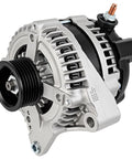 Heavy Duty 250 Amp 12V Clockwise Alternator For Toyota Tundra 4.7L 2004 2005 2006 2007 2008 2009 With 6 Groove Pulley Internal Regulator OEM Replacement For Reliable Electrical Power