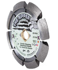 Diamond Crack Chaser Blade For Concrete And Asphalt, Four And A Half Inch Wet Or Dry Cut Diamond Blade With V Shaped Teeth