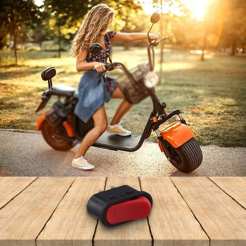 Heavy Duty E Bike Power Switch Fits Hailong Battery Case On Off Control Reliable Secure Kill Switch Cuts Drain Prevents Theft And Enhances Safety For Your Electric Ride on black ABS switch