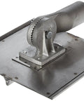 Stainless Steel Walking Seamer Groover For Concrete 8 By 8 Inch Slab Joint Groove Tool With Threaded Handle Socket And One Half Inch Radius Sweet
