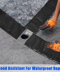 Two Rolls Of 4 Inch Asphalt Crack Filler Tape For A Quick Easy Driveway Repair And Crack Sealing On Asphalt Surfaces