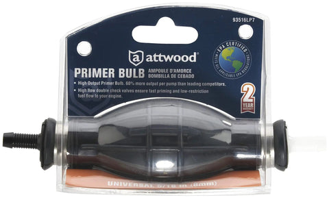 Universal High Output Fuel Primer Bulb For Marine Outboard Engines EPA And CARB Compliant Fits Five Sixteen Inch Fuel Line No Fuss Prime Reliable Fuel Delivery For Smooth Starts On The Water