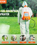 Battery Powered Backpack Sprayer With 90 PSI Adjustable Pressure 4 Gallon Tank Includes 8 Nozzles And 2 Wands 12V 8Ah Battery