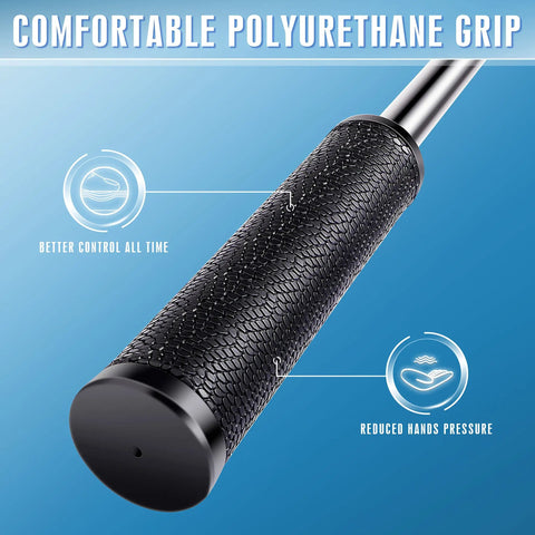 Auto Locking Golf Ball Retriever With Telescopic Shaft Long Reach Extendable Picker comfortable polyurethane grip