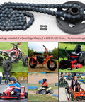 Beefed Up Go Kart Clutch With Three Quarters Inch Bore And Ten Tooth For 40 41 420 Chain, includes clutch and chain kit