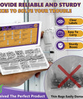 Heavy Duty M4 Machine Screws Assortment Kit 135 Piece 304 Stainless Steel Pan Head Fasteners displayed in organized case.