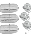 Heavy Duty Stainless Steel Ultrasonic Basket For Jewelry And Small Parts Cleaning Compatible With All Cleaner Units, 4.3x1.96 inches