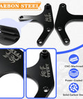 Level Your Trike With These Kickass 1.5 Inch Rear Suspension Lift Brackets For Harley Davidson Trikes in black carbon steel.
