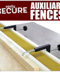 Heavy Duty Aluminum Universal Fence Clamps Two Pack Killer Grip Stop Blocks And Auxiliaries on workshop jigs securing auxiliary fences.