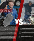 Comparison of high-quality aluminum alloy fuel pump driver module with regular alternatives, showing durability features.