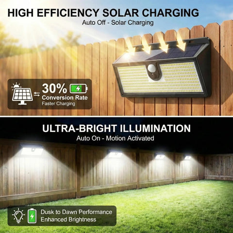 Dang Bright 452 Led Solar Flood Lights Outdoor Featuring Long Range Motion Detection And Three Versatile Modes Ip65 All Weather Security Lighting For Yard Garage Two Pack
