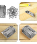 Heavy Duty Stainless Steel Corner Brackets Three Sided Corner Braces For Wood Frames And Shelves Durable Sturdy As Nails Support