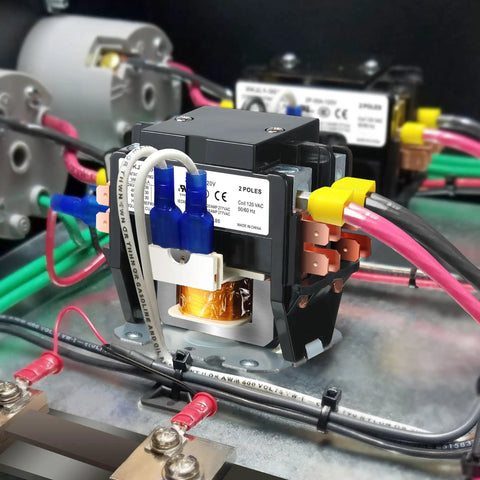 Two Pack HVAC Motor Contactor 120V 30A 2 Pole Replacement Relays Compatible With C230B installed in HVAC system