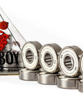 Premium Ceramic Bearings Set Of 8 For Skateboards Longboards Inline Skates And Rollerblades Featuring ZrO2 Ceramic Balls
