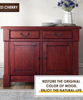 Dang Good Water Based Wood Stain For Furniture And Cabinet Refresh Slick No Sweat One Coat Matte Finish Quick Dry Low Fume Formula Solid For Indoor And Outdoor Woodwork Rich Red Cherry Shade 8 5 Oz Can used on a cabinet.