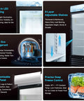 Heavy Duty Commercial Display Freezer Upright Single Glass Door Merchandiser features LED lighting, adjustable shelves, and eco-friendly refrigerant.