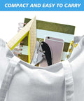 Heavy Duty 8mm Single Hole Punch Portable Handheld Paper Punch in a bag with notebooks and phone