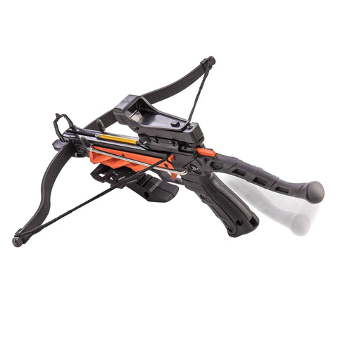 Desire RD Self Cocking Pistol Crossbow With Red Dot Sight, 3 Premium Bolts, lightweight 1.9 lb black design with forearm grip