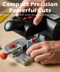 Miter Saw Benchtop Power Table Saw For DIY Projects A Handy Portable Wood And Metal Cutter With 0 To 45 Degree Tilt