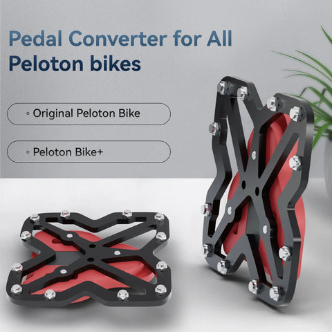 Peloton Pedal Converters For Regular Shoes With No Slip Platform Pedals For Peloton Bike And Bike Plus Wider Foot Platform