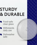 12.75 Inch Microwave Glass Plate Replacement For Sears Kenmore LG, food-safe, sturdy and durable, turntable tray, dishwasher safe