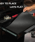 Heavy Duty Tool Box Drawer Liner 18 Inch Wide 24 Ft Long Non Slip Rubber Mat for Rolling Tool Chests Cabinets