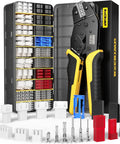 Crimping Tool And Connector Kit With 20 Types JST XH SYP 2.5mm And 2.54mm Connectors, 32 20 AWG Crimp Pliers, and assorted connectors.