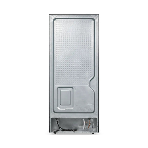Back view of 16.4 Cu Ft Convertible Refrigerator And Upright Freezer Energy Star Certified Auto Defrost Reversible Door Adjustable Glass Shelves Black Finish.