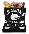 Dragon Boat Racing Tote Bag For Paddlers And Dragonboating Fans Durable Gear For Men And Women Synchronous Paddling Pride Festival