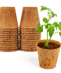 3.25 Inch Coconut Coir Biodegradable Pots 22 Pack Plantable Seed Starter Pots Peat Free Eco Friendly Sustainable Garden Containers