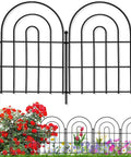18 Pack Decorative Garden Fence Animal Barrier 17 Inch High 18 Foot Long Border For Flowers And Rabbits Garden Fencing