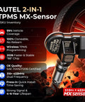 MX Sensor TPMS One Sensor With 315 And 433 MHz Metal Valve Press In Programmable Tire Pressure Sensor For Easy Auto Tire Maintenance And Seamless Wheel Fitment on tire