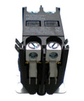 Front view of 2 Pole 32 Amp Heavy Duty AC Contactor With 24 Volt Coil, UL Listed with enclosed contacts and heavy lug terminals.