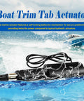 12V Boat Trim Tab Actuator With Two And A Quarter Inch Stroke OE Replacement 15054-001 marine actuator in ocean environment