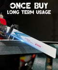Bi-Metal Cobalt Reciprocating Saw Blades, 12 Inch, 14TPI, Beast Mode Heavy Metal Demolition Pack, R1226PM in cutting position
