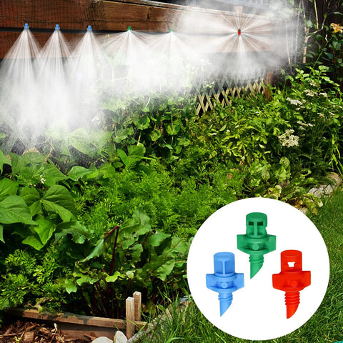 Pro Grade 150Pcs Drip Irrigation Emitters Kit With Micro Sprinkler Heads And Misting Sprayer Nozzles for gardens and lawns
