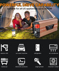 Dead Simple 3000 Watt Pure Sine Wave Inverter Converts 12V DC To 120V AC With Three Household Outlets, outdoor setting.