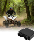 Pro Grade CDI Box Replacement For Yamaha YFZ 450 And Honda ATVs, shown with Yamaha ATV on forest trail