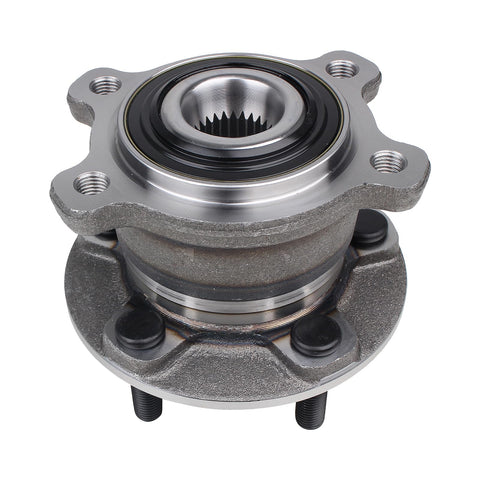 Close-up of rear wheel bearing and hub assembly for Ford Escape AWD 2013-2018 and Lincoln MKC 2015-2019, 5 lug with ABS.