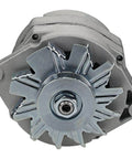Plug And Play 12V Alternator Conversion Kit For Ford Tractor 55 64 4 Cylinder 600 601 Series Generator Replacement AKT0002, front view with silver fan.