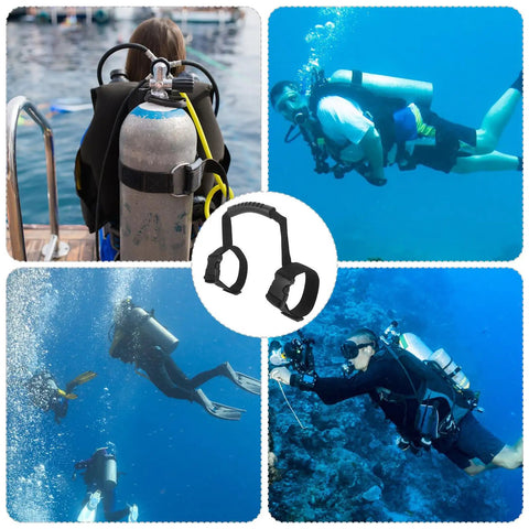 Scuba Tank Strap For Underwater Gear Elastic Polyester Cylinder Binding Band Durable Tough As Nails No Slip Tank Holder