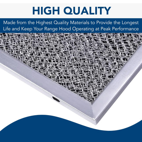 Close-up of Charcoal Air Filter For QT20000 Series Range Hoods Replacement Carbon Filter For Non-Ducted Kitchen Vent Hood 1 Count Grey