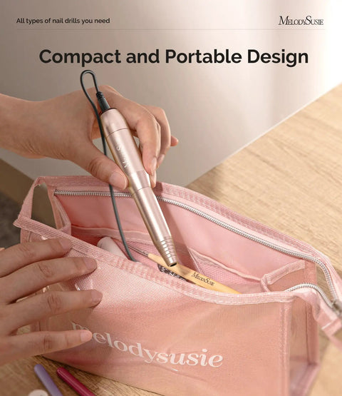 Pen Shaped USB Nail Drill Kit 20000 RPM Electric Nail File For Home Manicure Polishing Shaping Gel Removal Compact Portable Design Beginner Friendly All In One Nail Care Tool