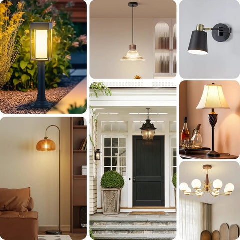 Total No Fuss Brass Lamp Hardware Set Featuring Snug Threaded Pipe Locknuts And Tough Rod Couplings For Easy Diy Lighting Assembly And Workshop Upgrades showcased in diverse lighting applications.
