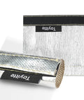 Beefy Aluminized Heat Sleeve Three Quarters Inch By Ten Feet With Hook And Loop Closure Heat Shield Sleeve Detail