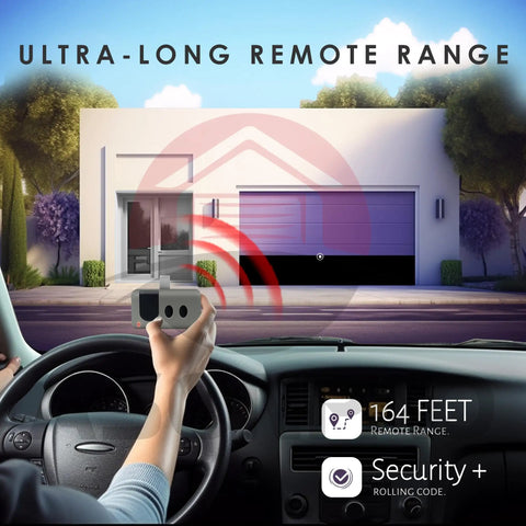 Two Pack Replacement Remote For Sears Craftsman Garage Door Opener With Purple Learn Button 315MHz Security Plus Rolling Code Technology For 2006 2013 Models 139.53753 HBW2028