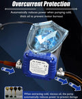 12V 80W Oil Extractor Pump With Auto Overload showing overcurrent protection feature for spill-free fluid transfer